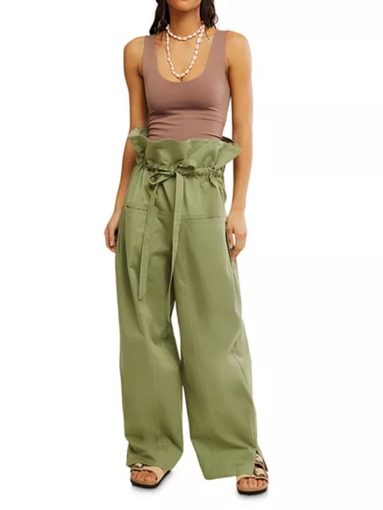 Free People Pants - Free People Pull on Drawcord Fisherman Pants